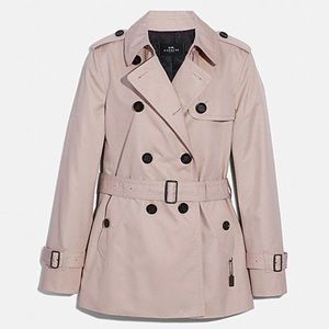 Coach Short Trench Coat